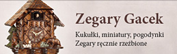 Zegary z kukułką - Gacek Zegary